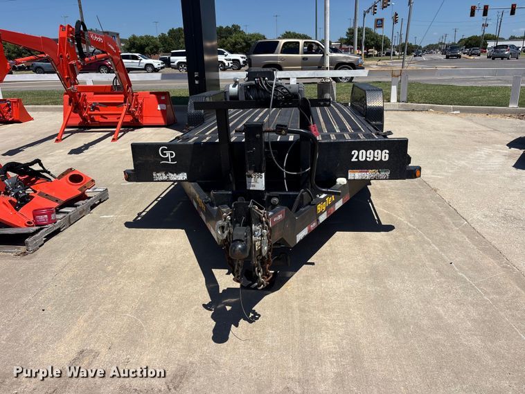image for item ET0340 2022 Big Tex 14TL-20BK tilt deck equipment trailer