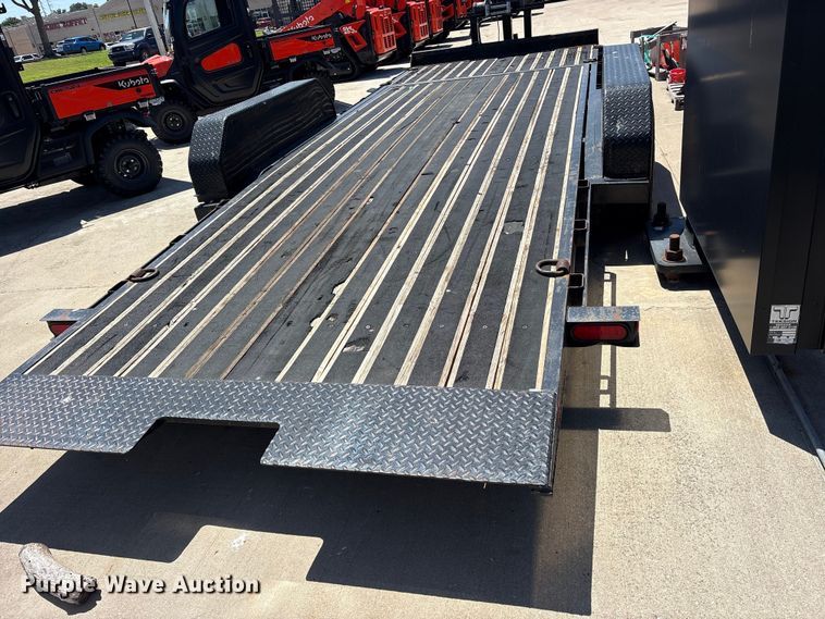 image for item ET0340 2022 Big Tex 14TL-20BK tilt deck equipment trailer