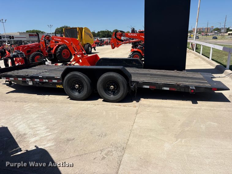 image for item ET0340 2022 Big Tex 14TL-20BK tilt deck equipment trailer