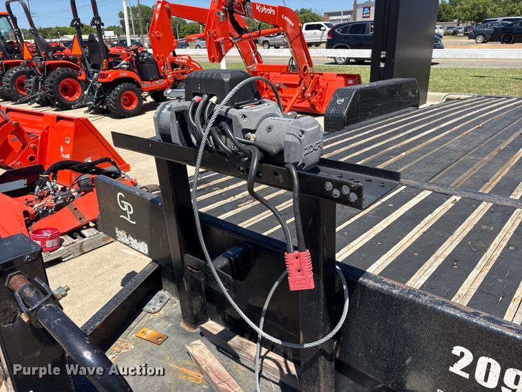 image for item ET0340 2022 Big Tex 14TL-20BK tilt deck equipment trailer