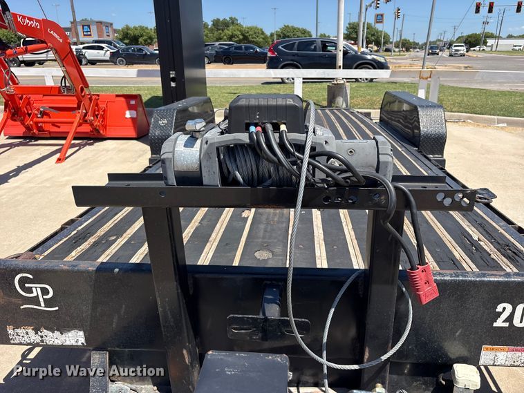 image for item ET0340 2022 Big Tex 14TL-20BK tilt deck equipment trailer