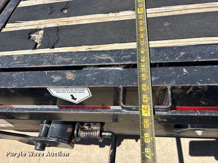 image for item ET0340 2022 Big Tex 14TL-20BK tilt deck equipment trailer