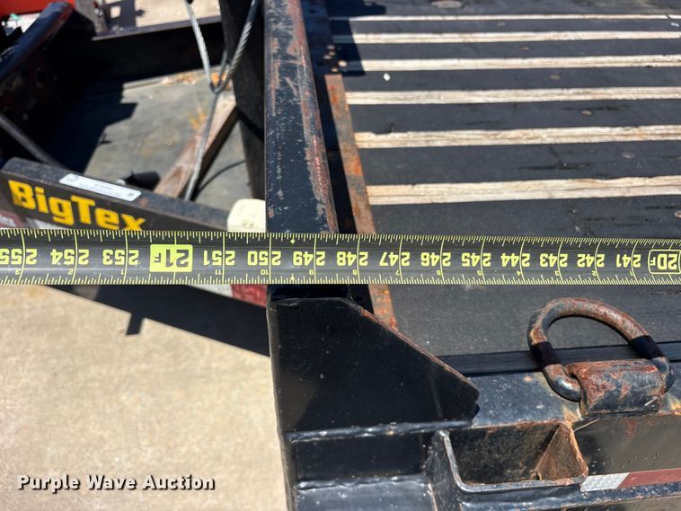 image for item ET0340 2022 Big Tex 14TL-20BK tilt deck equipment trailer