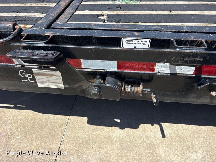 image for item ET0340 2022 Big Tex 14TL-20BK tilt deck equipment trailer