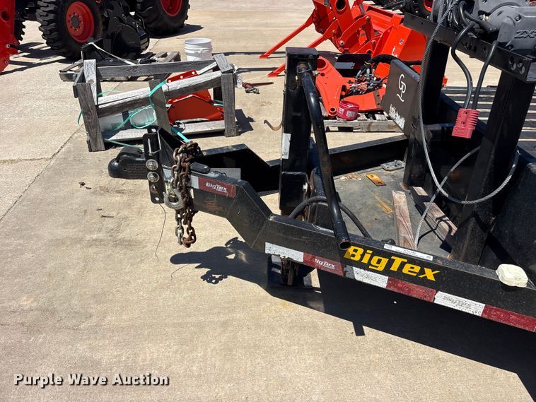 image for item ET0340 2022 Big Tex 14TL-20BK tilt deck equipment trailer