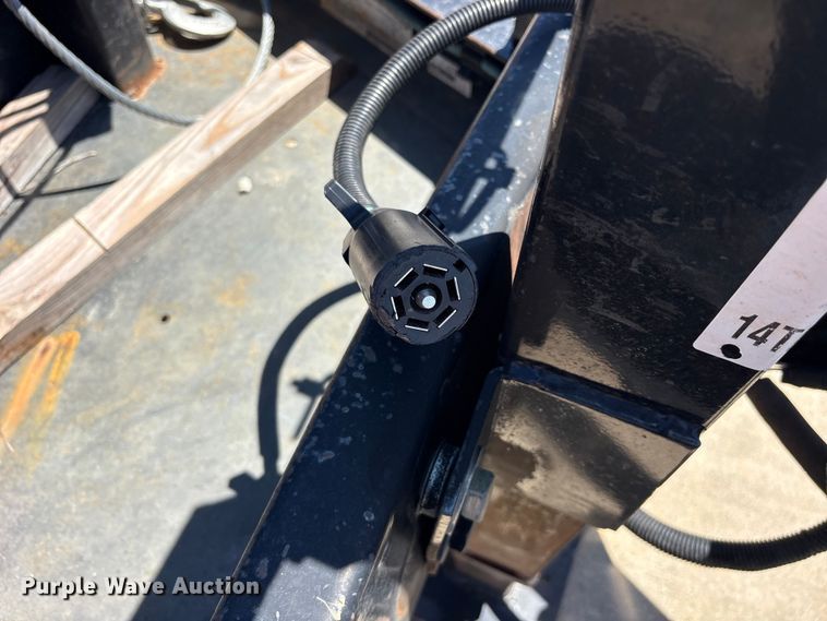 image for item ET0340 2022 Big Tex 14TL-20BK tilt deck equipment trailer