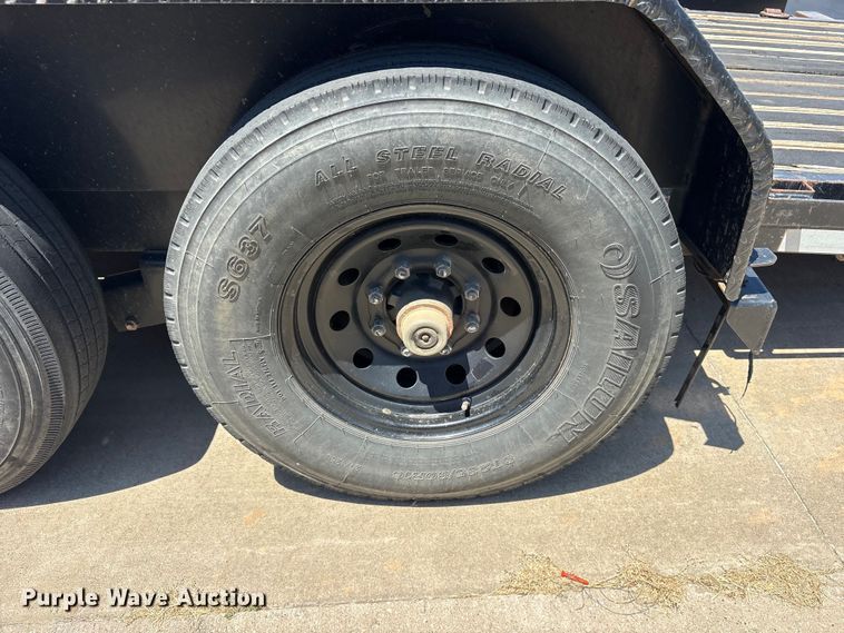 image for item ET0340 2022 Big Tex 14TL-20BK tilt deck equipment trailer