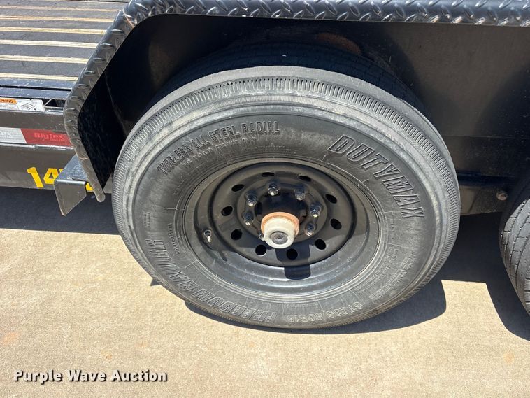 image for item ET0340 2022 Big Tex 14TL-20BK tilt deck equipment trailer