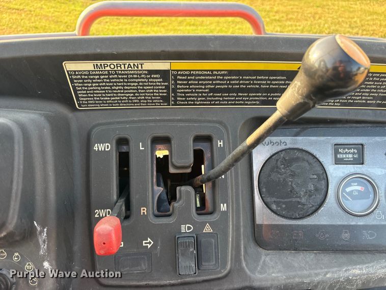 image for item ET0361 2011 Kubota RTV900 utility vehicle