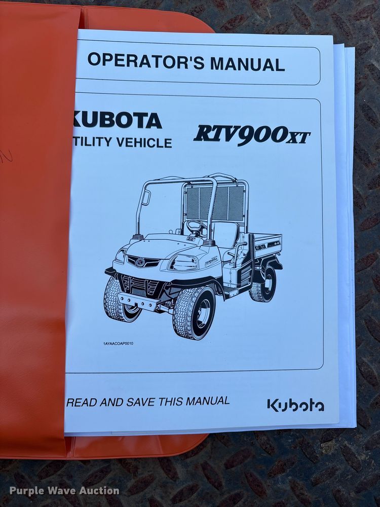 image for item ET0361 2011 Kubota RTV900 utility vehicle