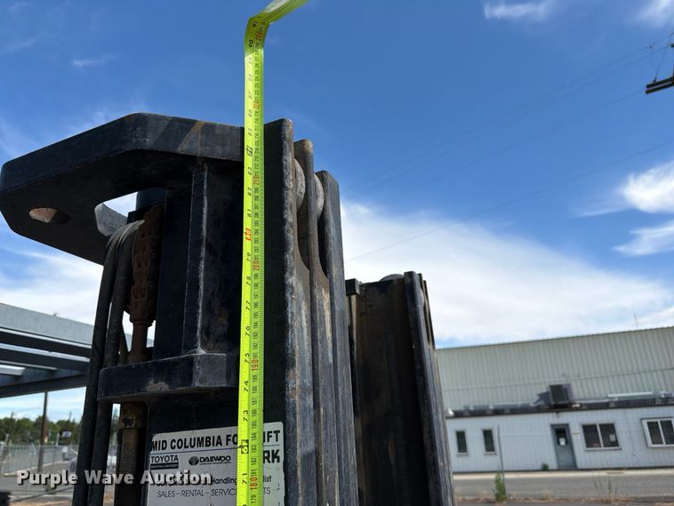 image for item ET0718 Toyota 7FGU25 forklift