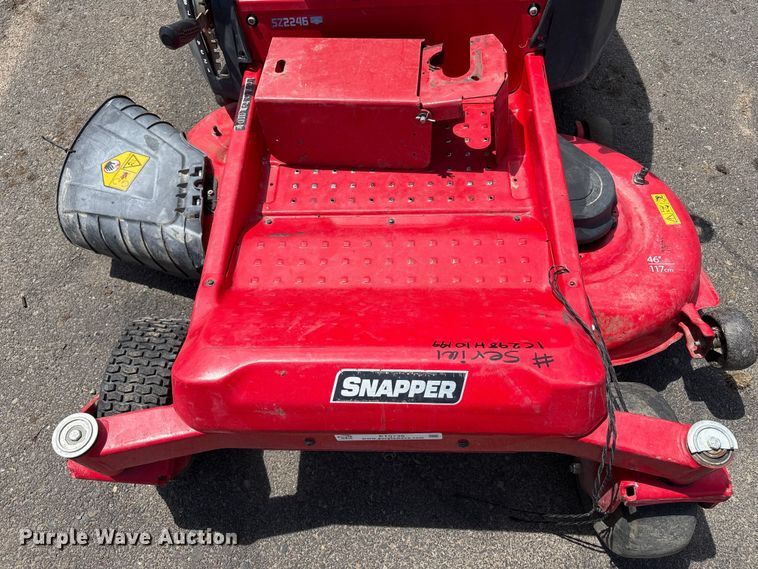 image for item ET0735 Snapper SZ2246 ZTR lawn mower