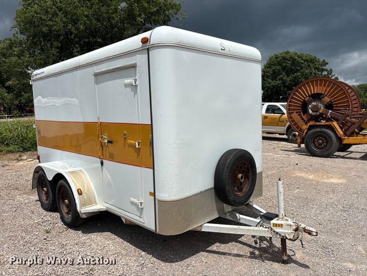 image for item EU5784 2003 S and H Trailers enclosed cargo trailer