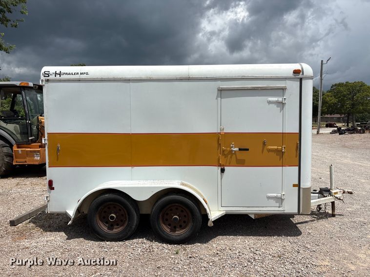 image for item EU5784 2003 S and H Trailers enclosed cargo trailer