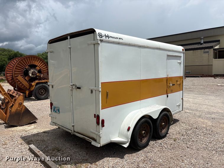 image for item EU5784 2003 S and H Trailers enclosed cargo trailer
