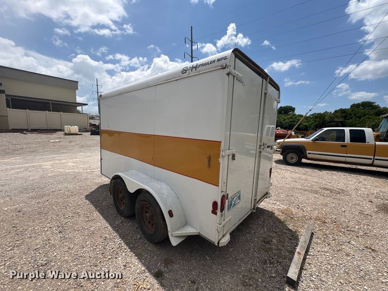 image for item EU5784 2003 S and H Trailers enclosed cargo trailer