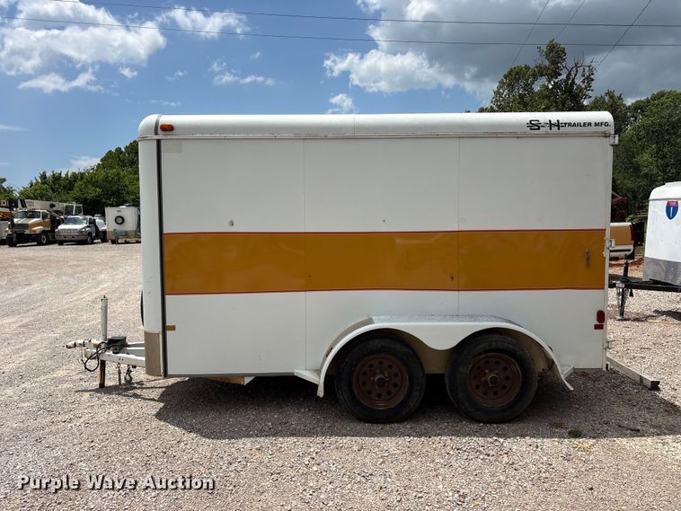 image for item EU5784 2003 S and H Trailers enclosed cargo trailer