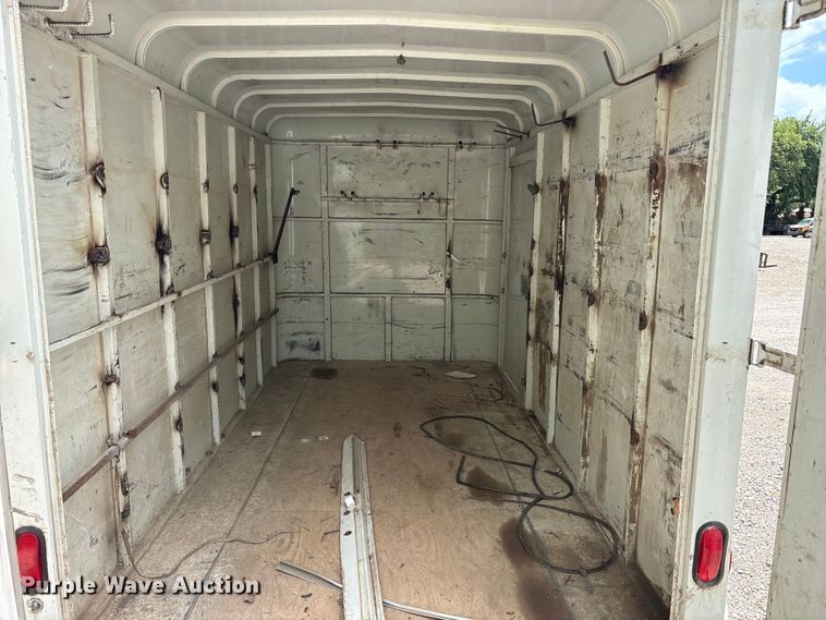 image for item EU5784 2003 S and H Trailers enclosed cargo trailer