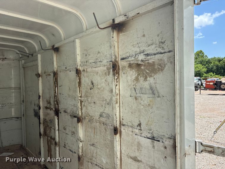 image for item EU5784 2003 S and H Trailers enclosed cargo trailer