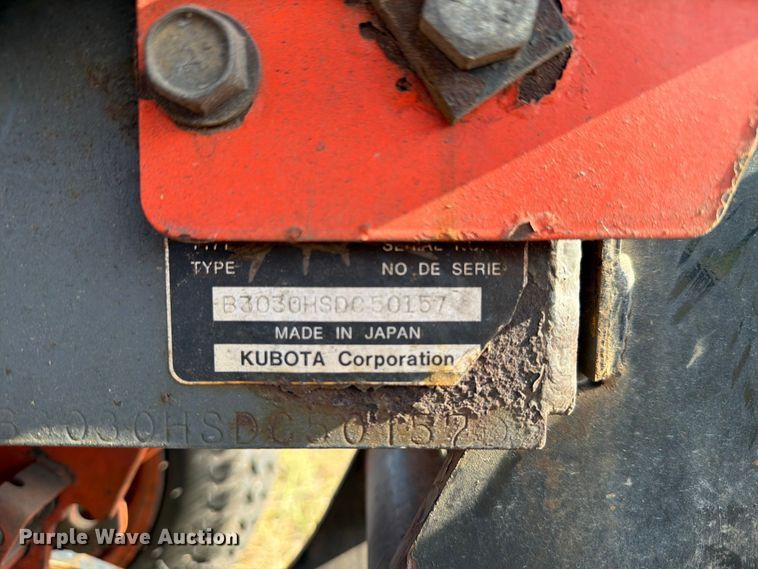 image for item EV2333 2005 Kubota B3030 HSDC MFWD tractor