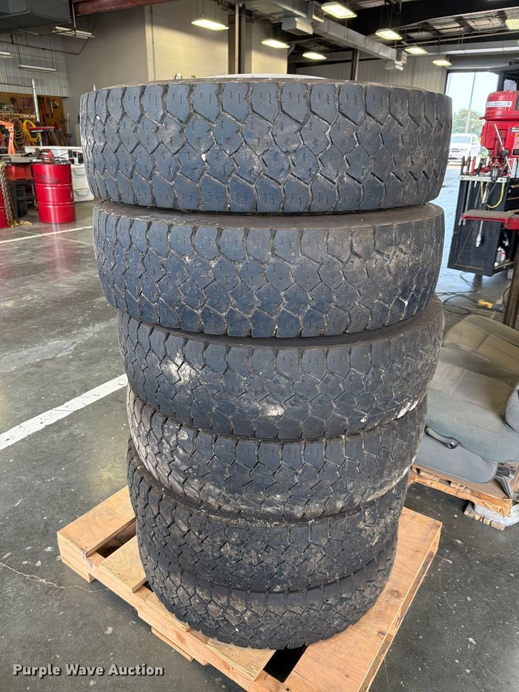 image for item EV2339 (6) 225/70R18.5 Goodyear tires and wheels