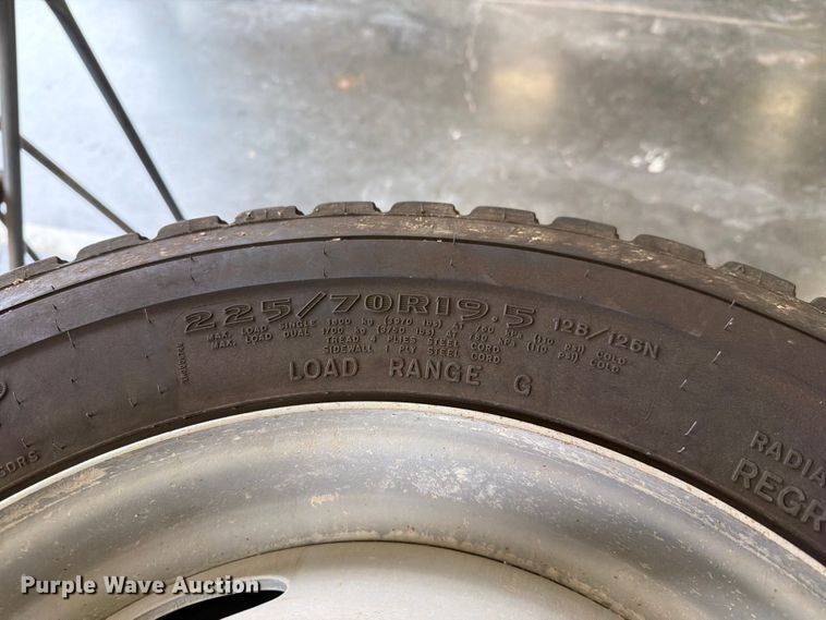 image for item EV2339 (6) 225/70R18.5 Goodyear tires and wheels
