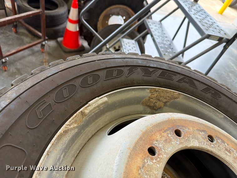 image for item EV2339 (6) 225/70R18.5 Goodyear tires and wheels