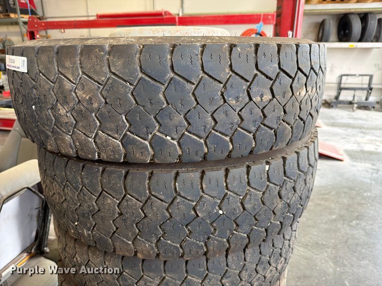 image for item EV2339 (6) 225/70R18.5 Goodyear tires and wheels