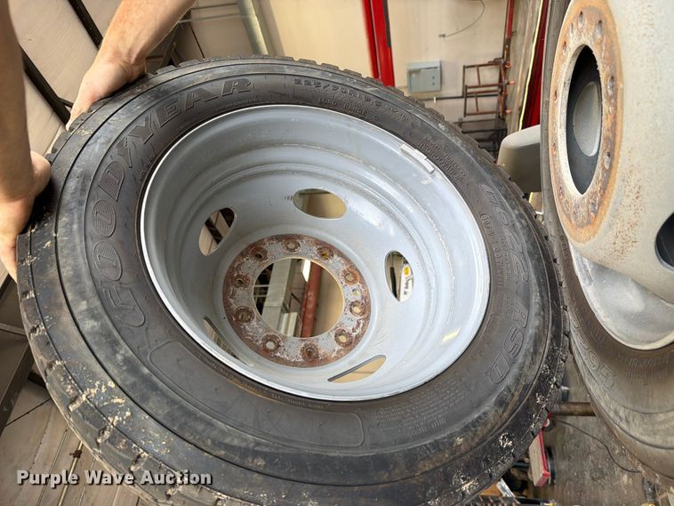 image for item EV2339 (6) 225/70R18.5 Goodyear tires and wheels