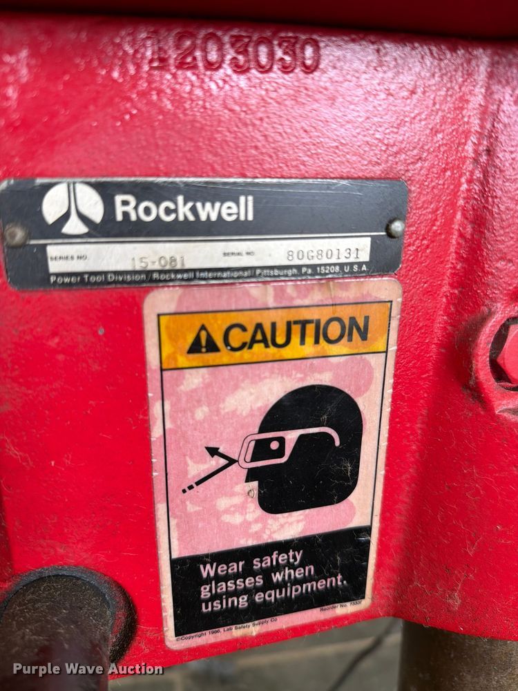 image for item EV2341 Rockwell 15-081 drill press