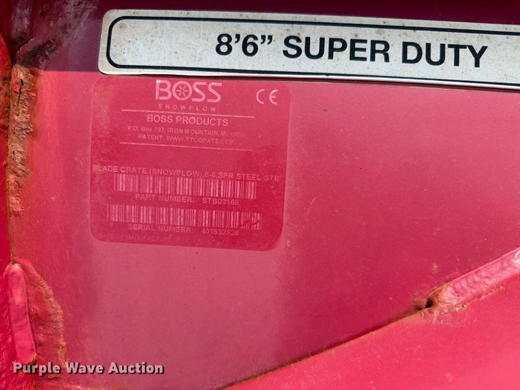 image for item EV2391 Boss Super-Duty 8' 6