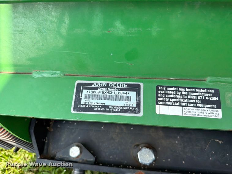 image for item EV2401 2012 John Deere 1445 Series II lawn mower