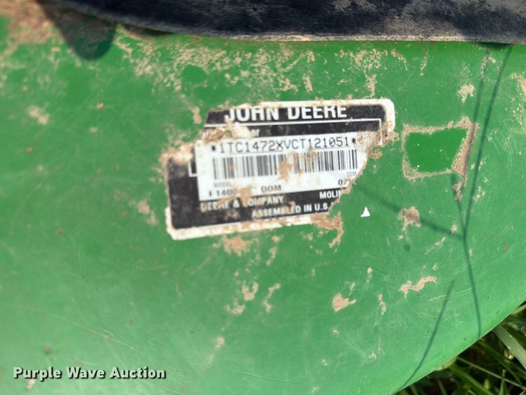 image for item EV2401 2012 John Deere 1445 Series II lawn mower