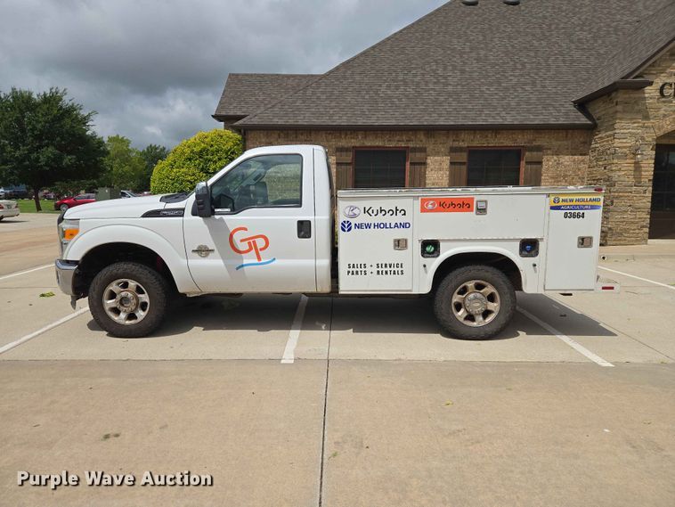 image for item EW0285 2013 Ford F250 Super Duty utility bed pickup truck
