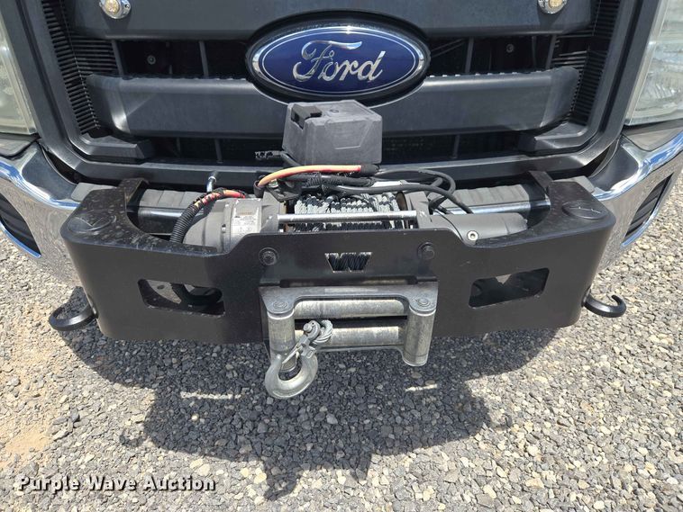 image for item EW0464 2016 Ford F350 Super Duty Ext. Cab utility bed pickup truck
