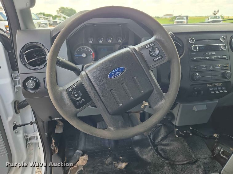 image for item EW0464 2016 Ford F350 Super Duty Ext. Cab utility bed pickup truck