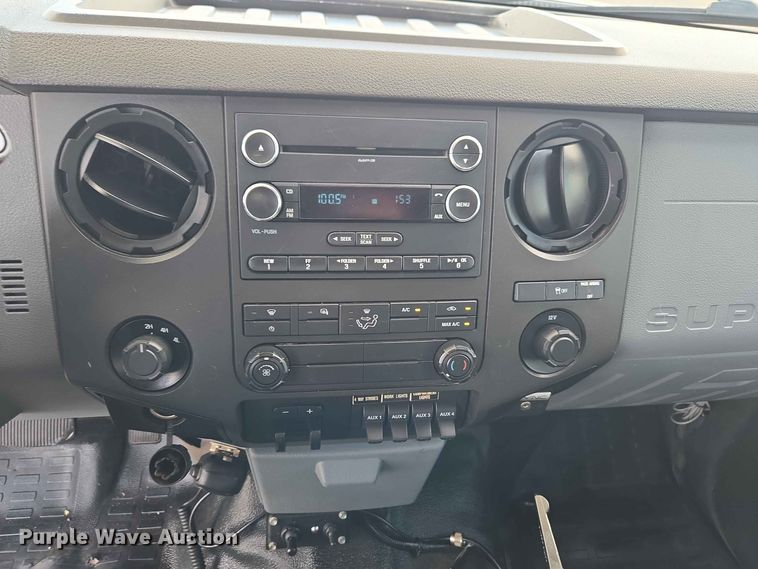 image for item EW0464 2016 Ford F350 Super Duty Ext. Cab utility bed pickup truck
