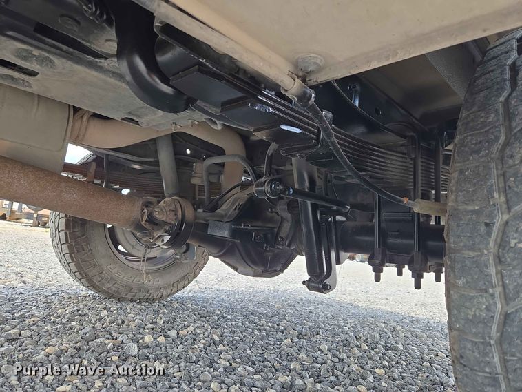 image for item EW0464 2016 Ford F350 Super Duty Ext. Cab utility bed pickup truck