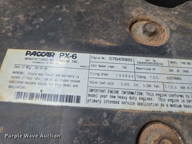 image for item EW0466 2009 Kenworth T370 box truck