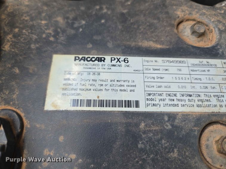 image for item EW0466 2009 Kenworth T370 box truck