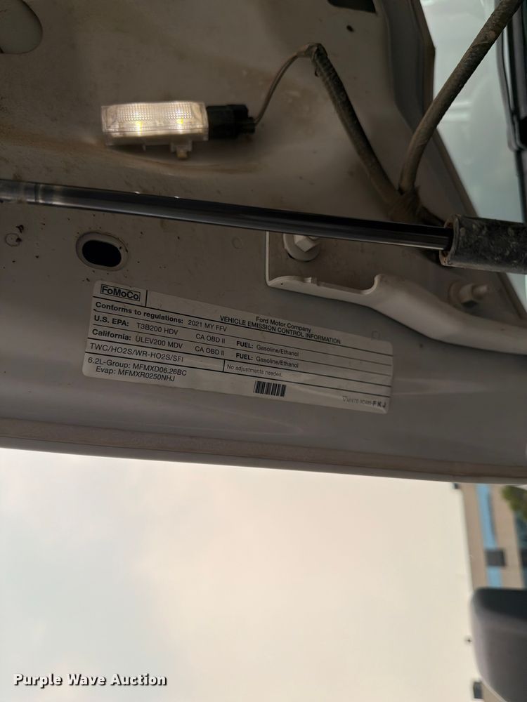 image for item EW2166 2021 Ford F250 Ext. Cab pickup truck