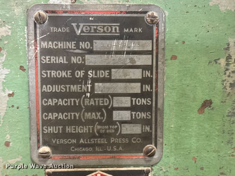 image for item EW4988 Version TA-78 press brake