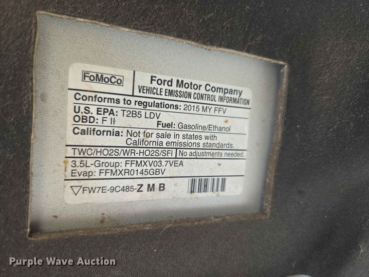 image for item EW8618 2015 Ford Taurus 
