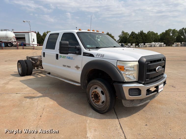 image for item EW8623 2012 Ford F550 Super Duty Crew Cab truck cab and chassis