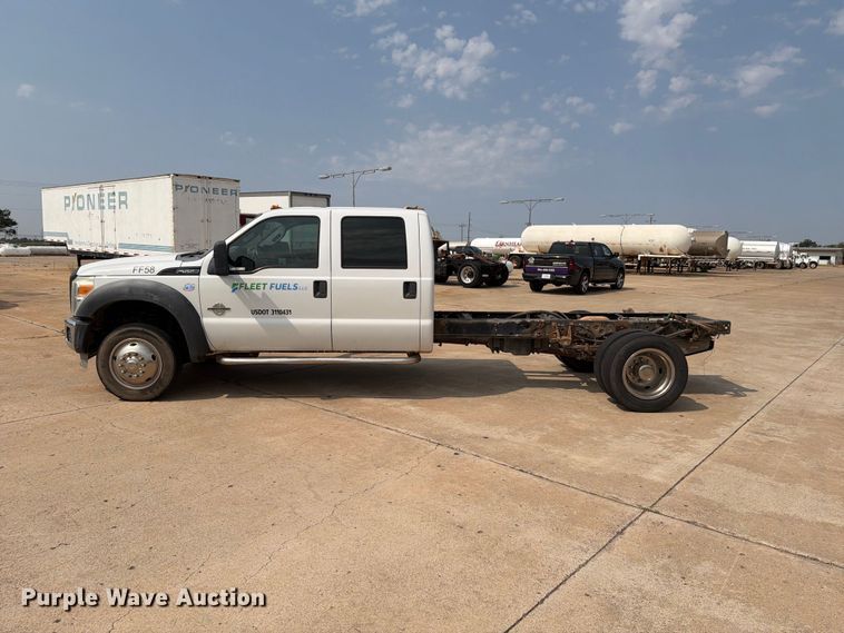 image for item EW8623 2012 Ford F550 Super Duty Crew Cab truck cab and chassis