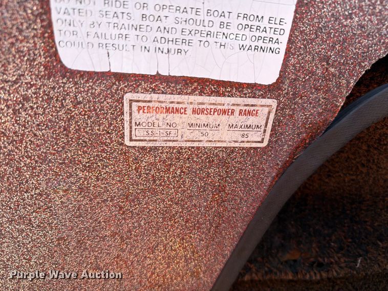 image for item EW8630 Skeeter 88-1 Sport Fisherman boat