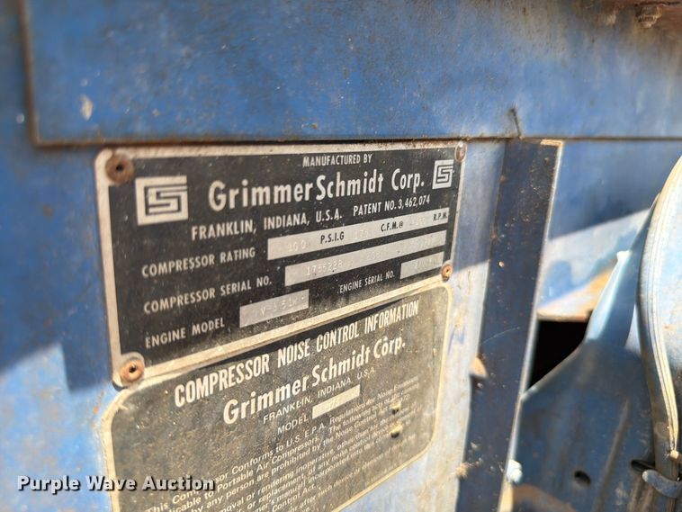 image for item EW8632 Grimmer-Schmidt 175 air compressor