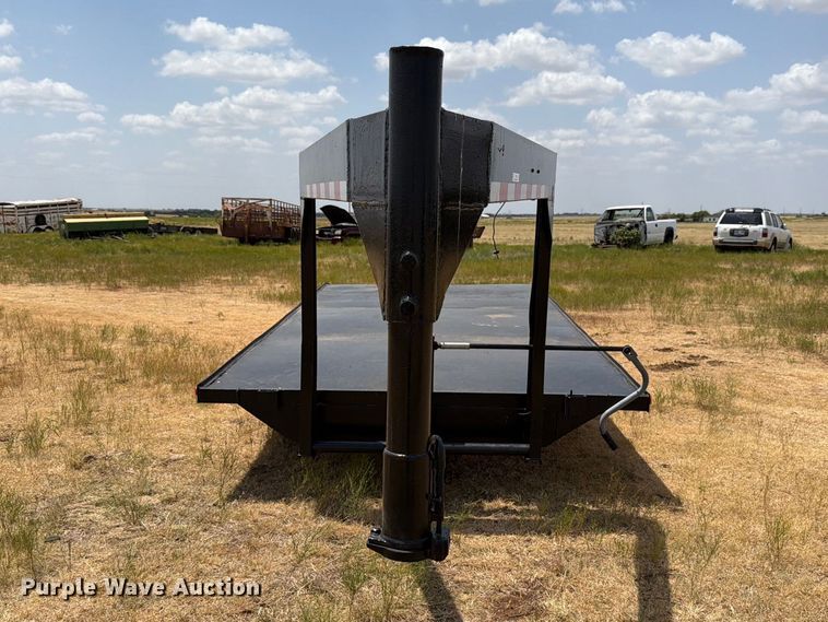 image for item EW8633 Shop built flatbed trailer