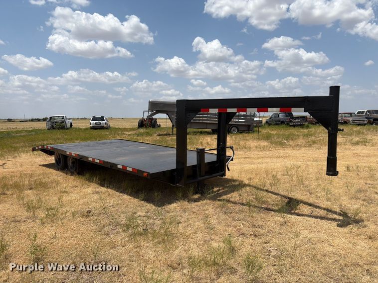 image for item EW8633 Shop built flatbed trailer