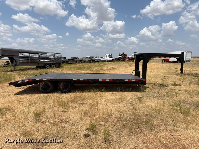 image for item EW8633 Shop built flatbed trailer